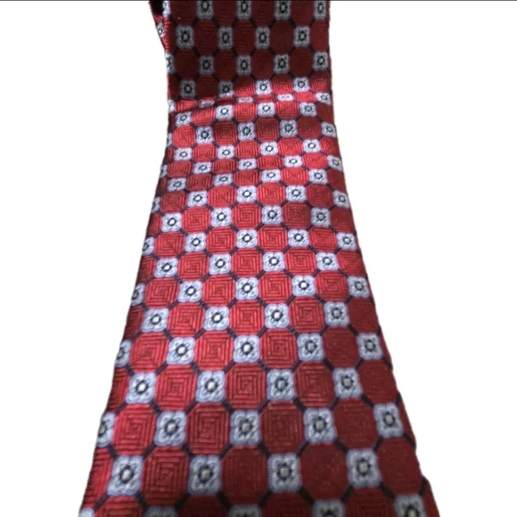 Robert Talbott Neck Tie Best of Class Geometric Mens 100% Silk Hand Made In USA. - Picture 2 of 8